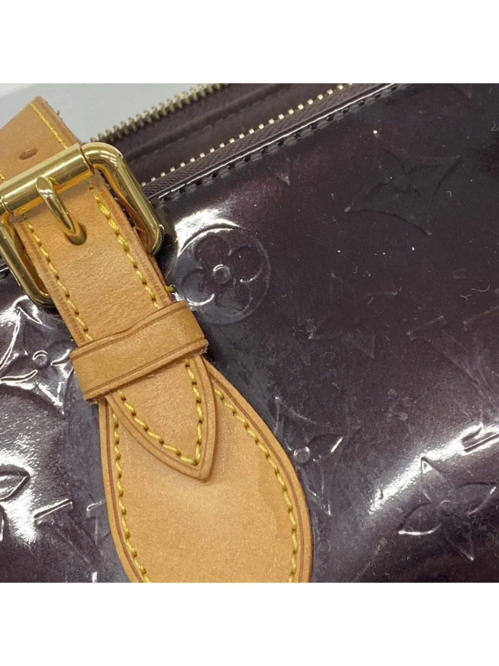 Louis Vuitton Shoulder Bag Vernis Rosewood Avenue Amarante